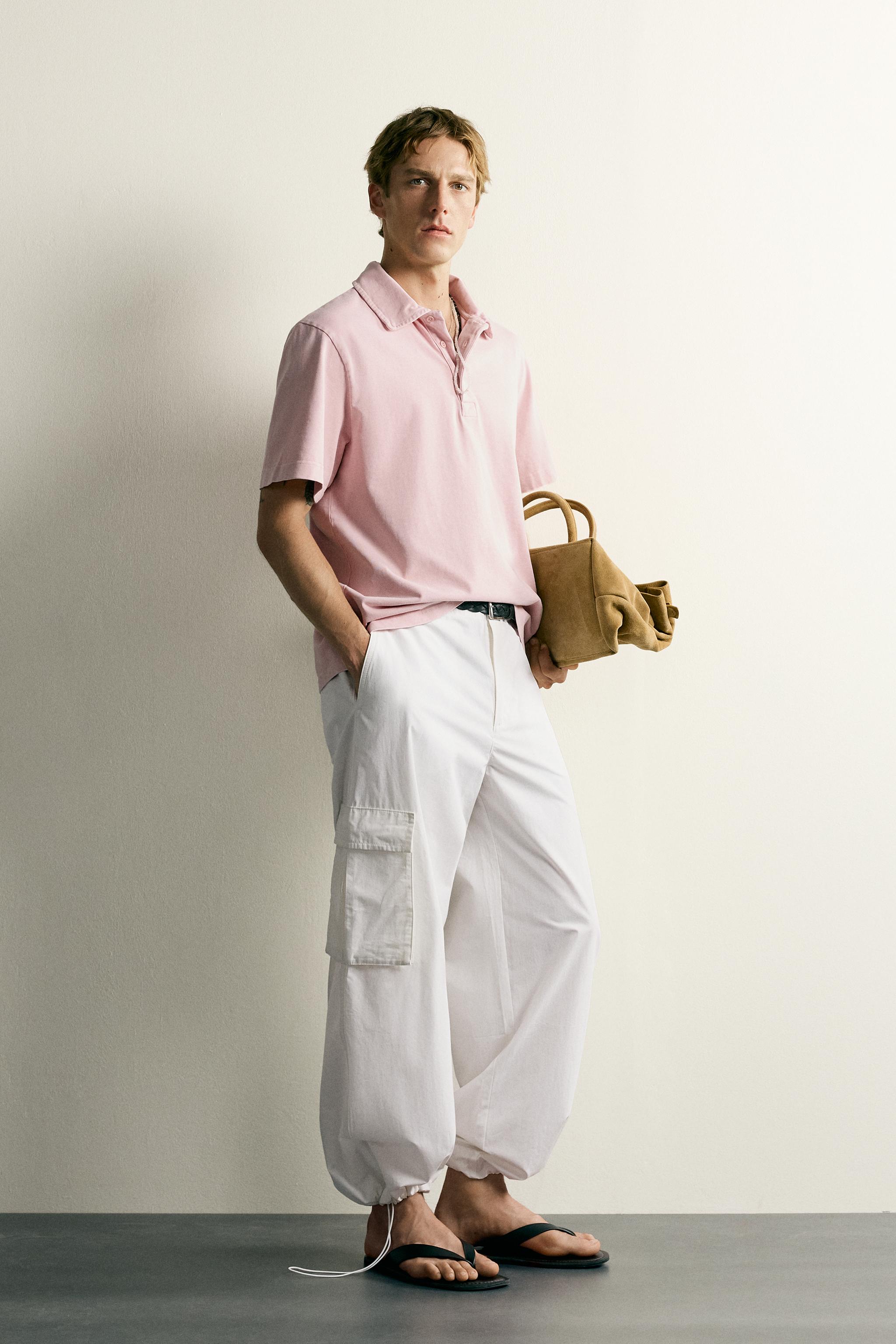 REGULAR FIT TEXTURED POLO